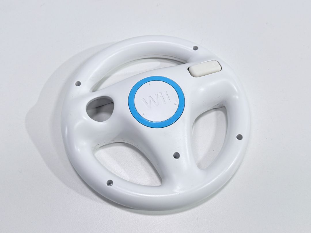 Original Nintendo Wii Steering Wheel RVL-024 Mario Kart Racing Controller Accessory