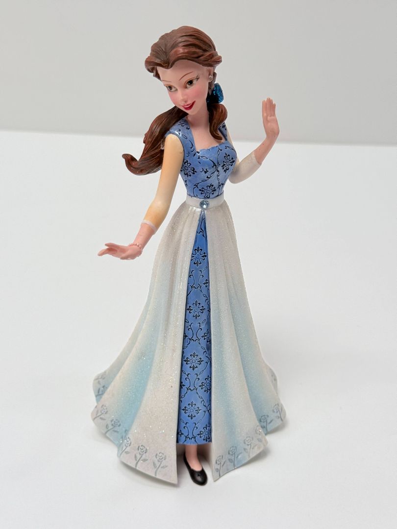 Disney Showcase Collection Belle Figurine Beauty And The Beast Enesco Glitter Dress