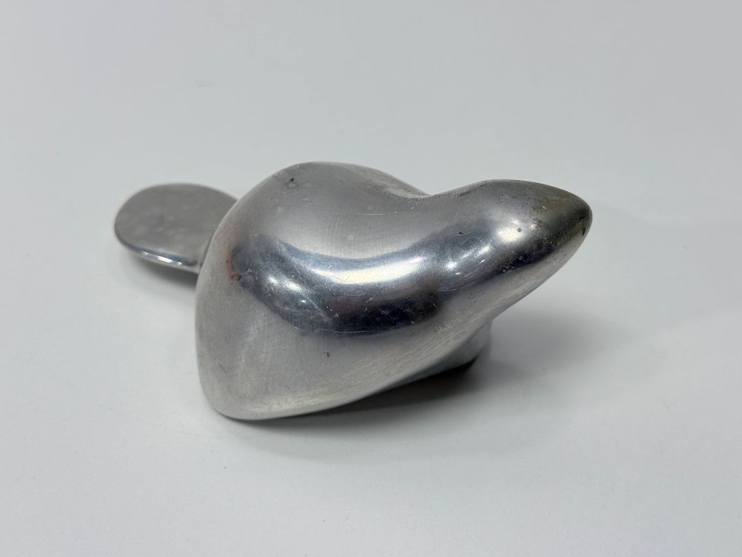 Hoselton Cast Aluminum Beaver Sculpture Signed Canada Figurine 5 Inch Wide