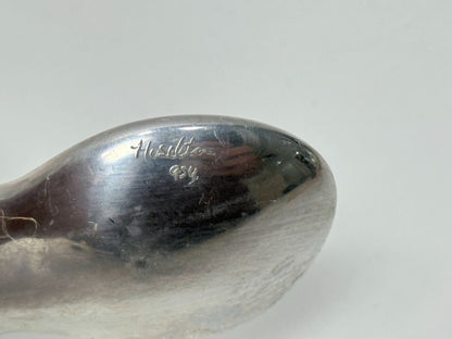 Hoselton Cast Aluminum Beaver Sculpture Signed Canada Figurine 5 Inch Wide