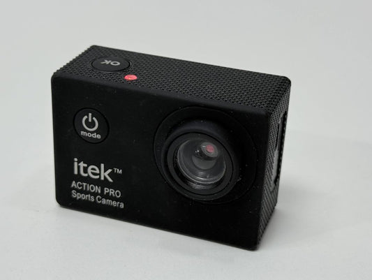 Itek Action Pro Sports Camera With Battery 1080P HD Compact Video Camera