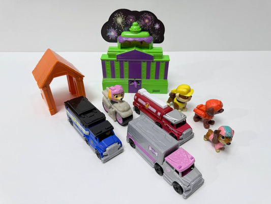Paw Patrol Toy Lot Cars Figures Helicopter Random Mixed Set Spin Master