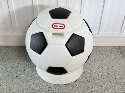 Little Tikes Soccer Ball Toy Chest – Kids Sports Storage Bin