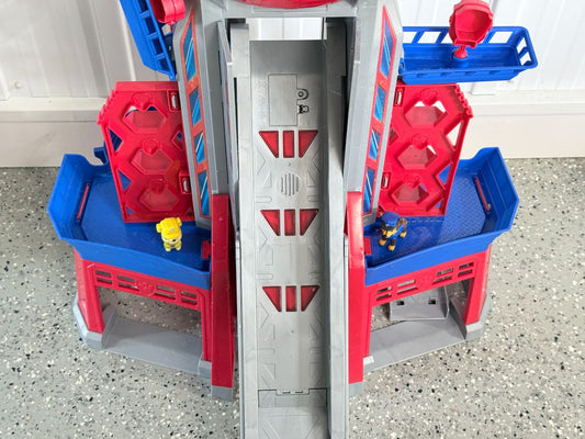 Paw Patrol Lookout Tower Playset + 2 Figurines – Good Condition
