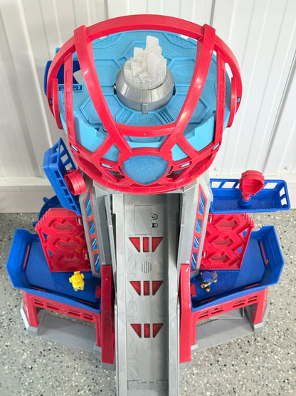 Paw Patrol Lookout Tower Playset + 2 Figurines – Good Condition
