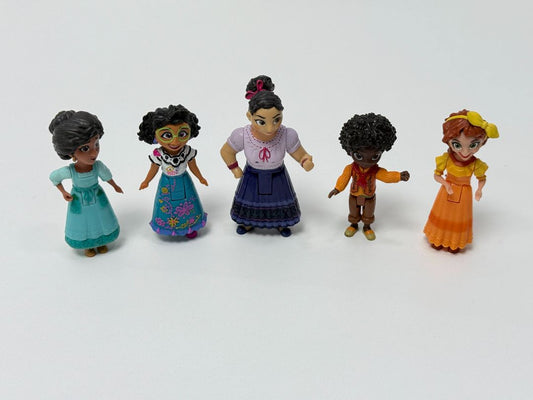 Disney Encanto Madrigal Family Mini Figure Set of 5 Dolls Collectible Toys Playset