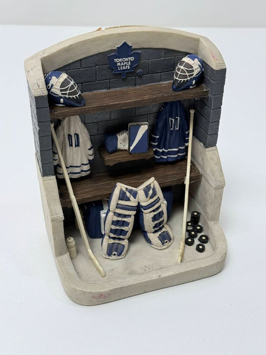 Toronto Maple Leafs Mini Locker Room Display – NHL Goalie Gear Scene