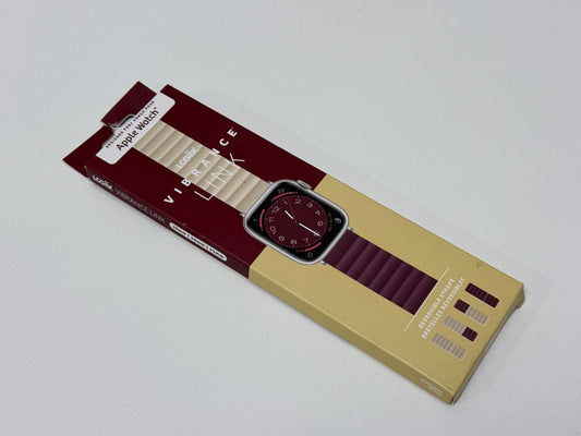 Logiix Vibrance Link Reversible Band For Apple Watch 38mm 40mm 41mm Plum Beige New In Box