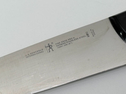 J.A. Henckels Fine Edge Pro II Chef Knife – 8" German Steel
