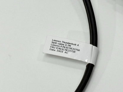 Lenovo Thunderbolt 4 Split Cable – 0.7M, Like New