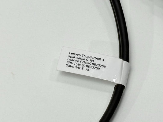 Lenovo Thunderbolt 4 Split Cable – 0.7M, Like New