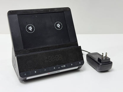 Monster Trio Bluetooth Speaker Dock Wireless Charging Station With Power Adapter