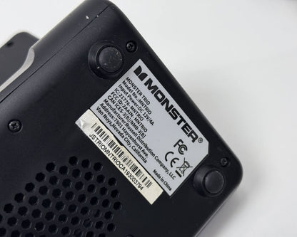 Monster Trio Bluetooth Speaker Dock Wireless Charging Station With Power Adapter