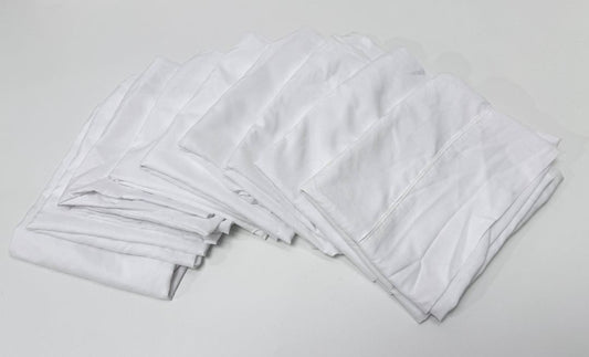 Slumberchill Standard Pillowcases Set of 9 60 Cotton 40 Tencel White