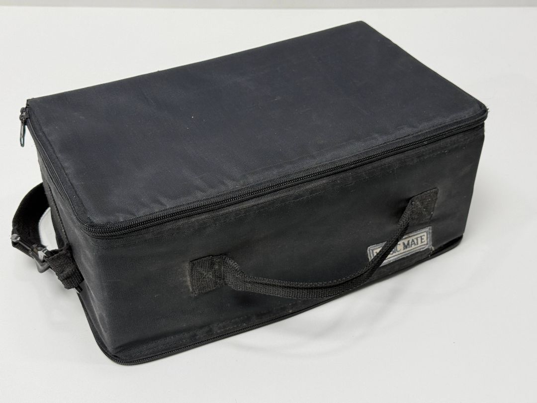 Music Mate Double Sided Cassette Carry Case Black
