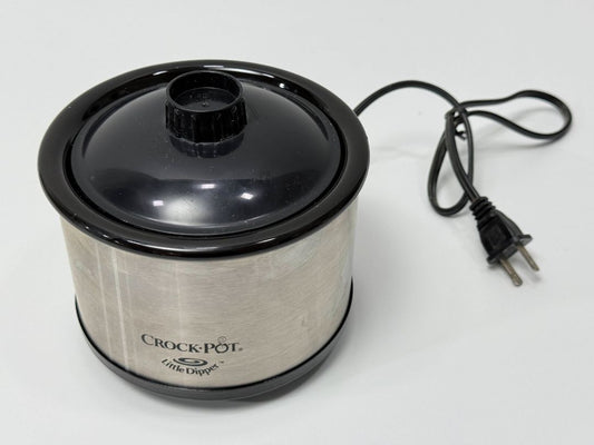Crock Pot Little Dipper Mini Warmer Stainless Steel Dip Server