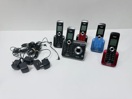 VTech DS6472-6 Bluetooth Cordless Phone System with 5 Handsets