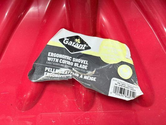 Garant Ergonomic Snow Shovel with Steel Handle + Combo Blade