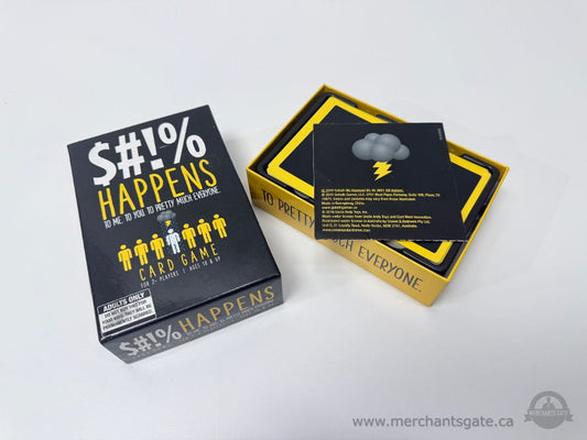 $#!% Happens Card Game – Adult Party Card Game, Complete Set
