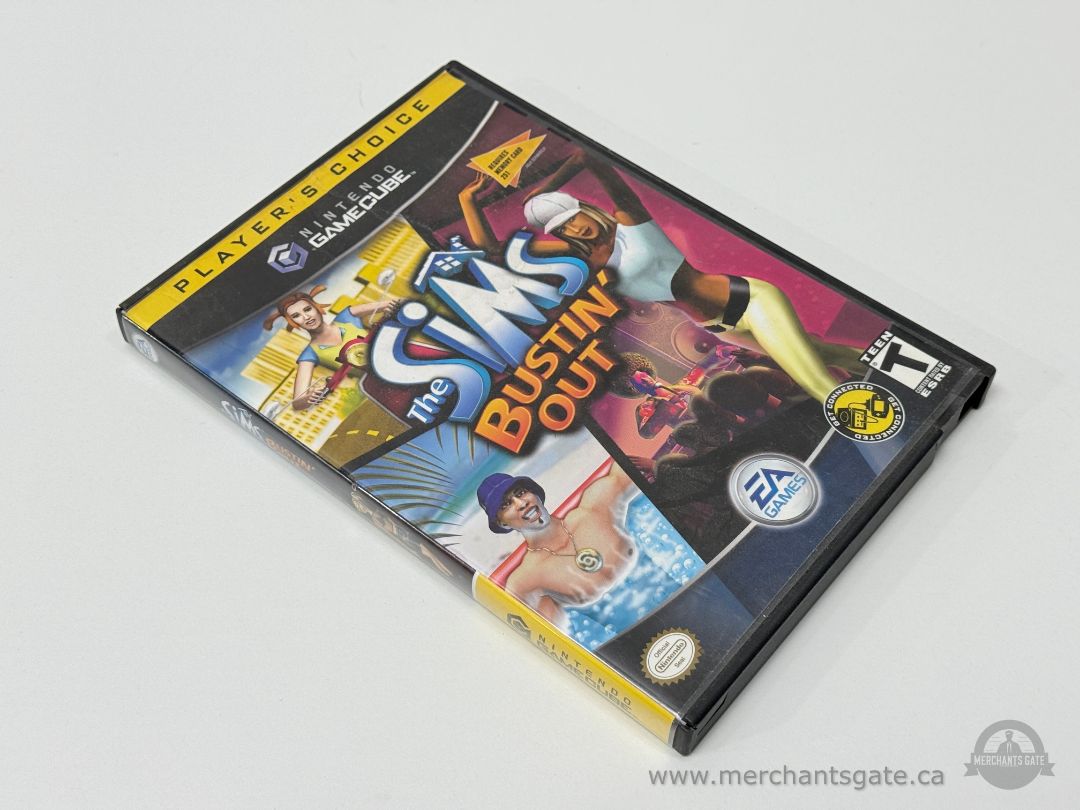 Nintendo GameCube The Sims Bustin Out Player’s Choice Tested Working