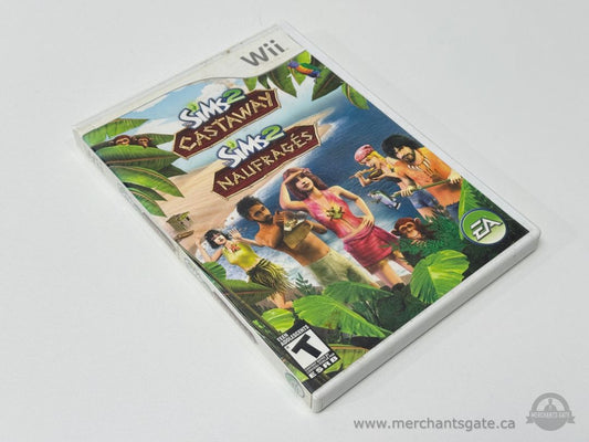 The Sims 2 Castaway Nintendo Wii Game Complete Tested
