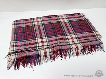 Vintage Dress MacDonalds Wool Travel Rug Tartan Blanket