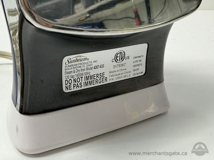 Sunbeam Steam and Dry Iron Model 4267 033 Digital Controls Household Appliance