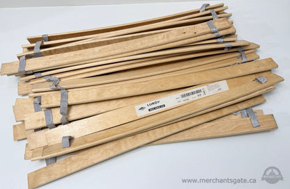 IKEA Luroy Queen Bed Slats Two Sets Wood Slatted Base Replacement Parts