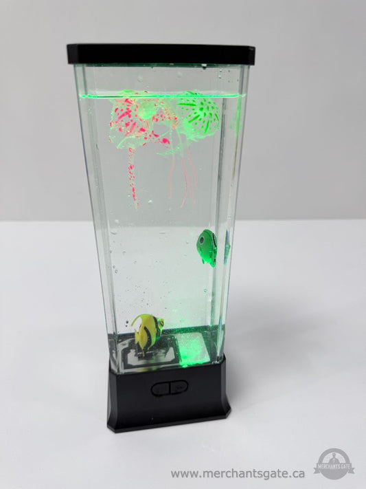LED Jellyfish Aquarium Lamp Motion Tank Desktop Night Light Tested
