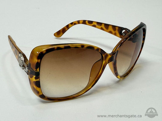 Tortoise Shell Oversized Sunglasses Fashion Frame KD9537 Brown Gradient Lenses