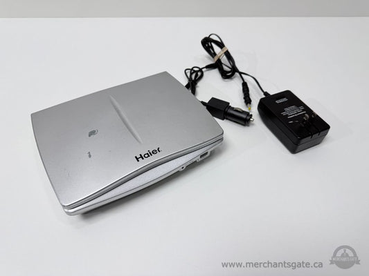Haier Portable DVD Player Model PDVD770 with AC and Car Adapter