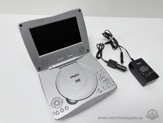Haier Portable DVD Player Model PDVD770 with AC and Car Adapter
