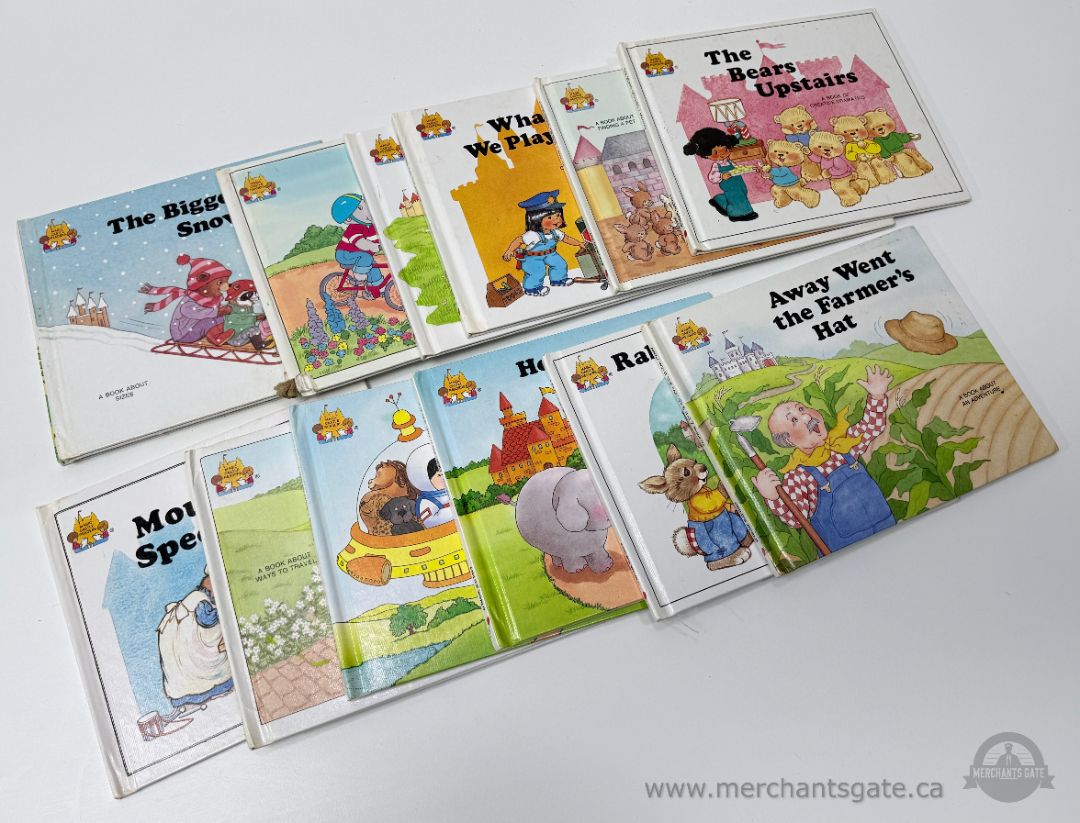 Children’s World Hardcover Book Lot by Moncure — 11 Classic Kids Stories