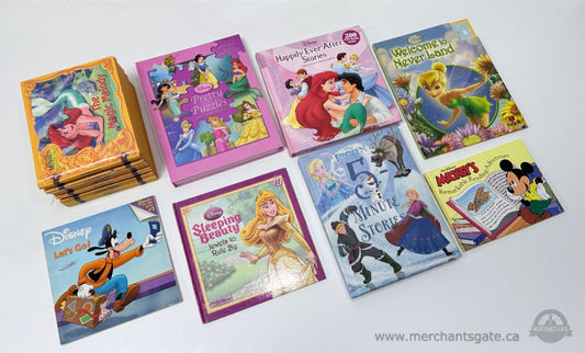 Large Disney Kids Book Lot • Little Mermaid Series • Princess • Frozen • Tinker Bell