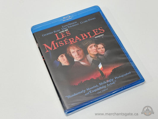 Les Misérables (1998 – Neeson, Thurman, Rush, Danes) Blu-ray