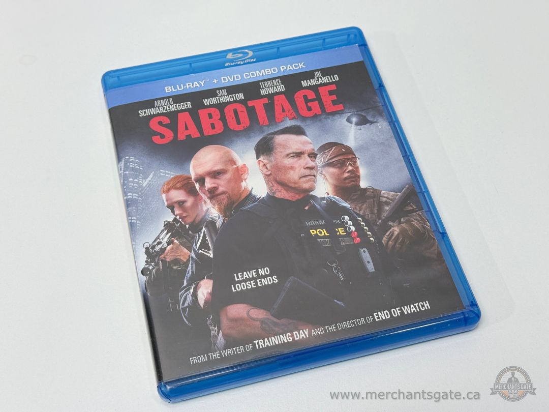 Sabotage (Schwarzenegger, Worthington) Blu-ray + DVD Combo