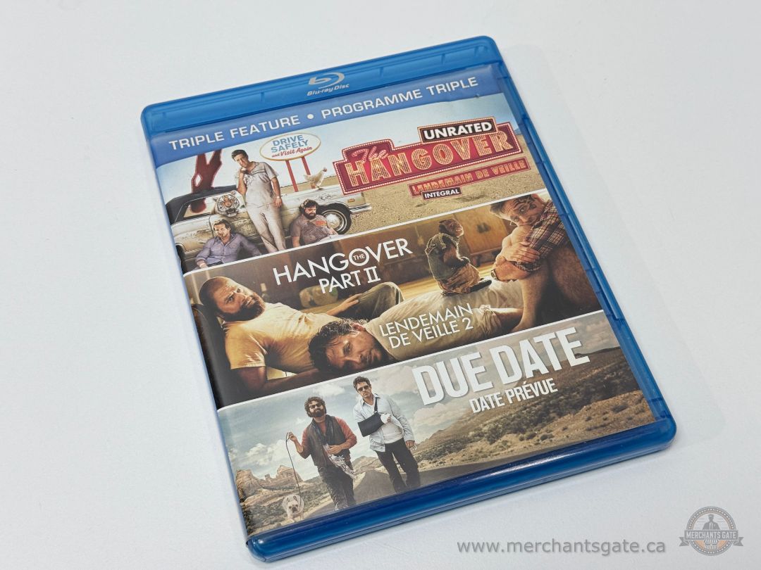 The Hangover / The Hangover Part II / Due Date – Triple Feature Blu-ray