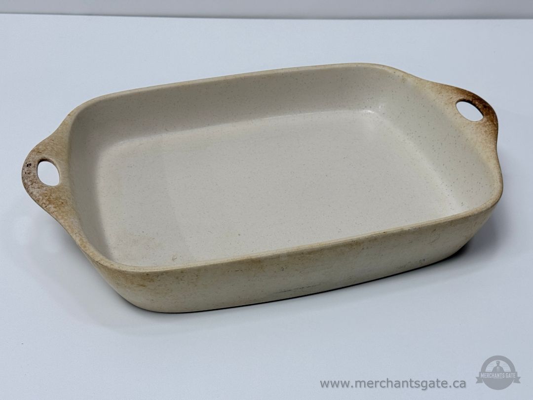 Corningware Creations Stoneware Rectangular Baking Dish 4 Qt 3.8 L With Handles