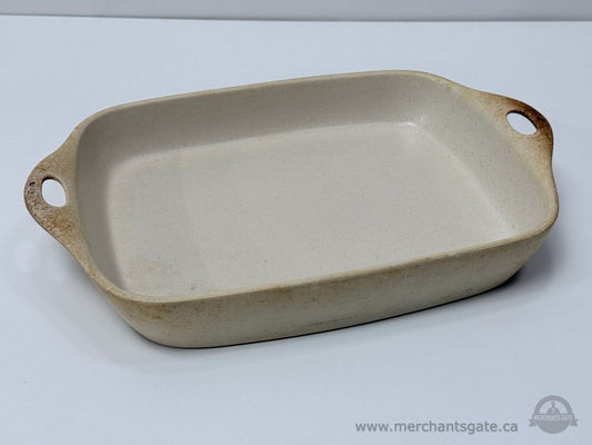 Corningware Creations Stoneware Rectangular Baking Dish 4 Qt 3.8 L With Handles