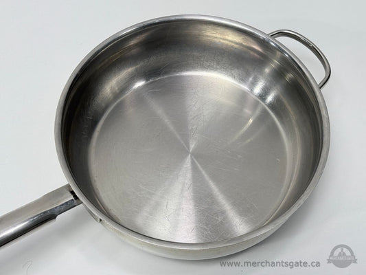Cuisinart 18/10 Stainless Steel Sauté Pan 26cm with Helper Handle – Made in Korea