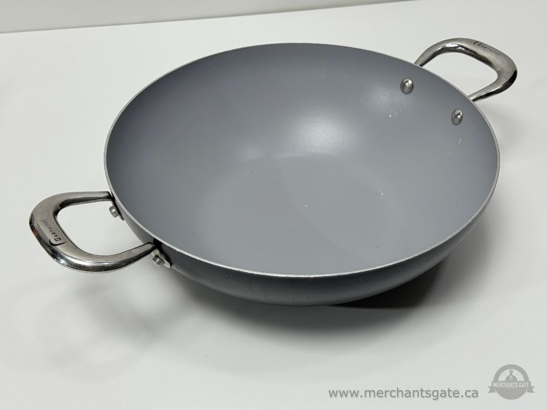 BergHOFF EARTHchef Non-Stick Wok Pan with Stainless Handles 12" Induction Ready
