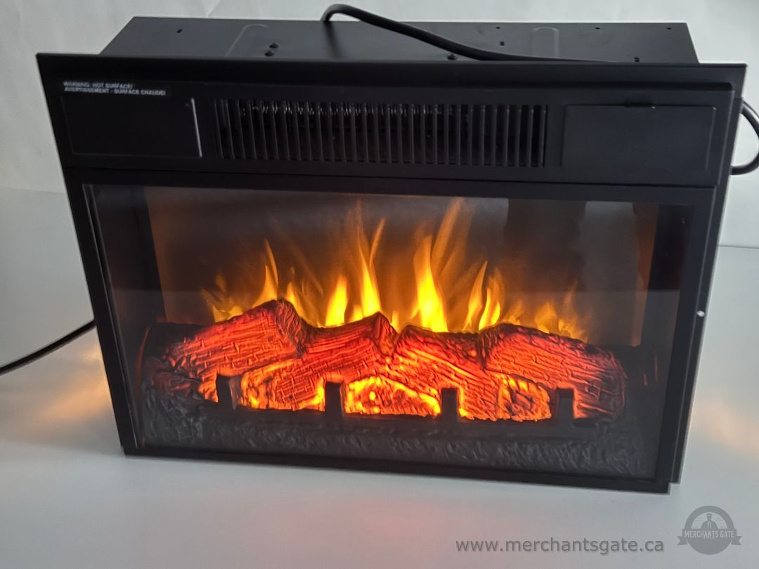 Electric Fireplace Insert – 1500 W SS-TED20P / Working Heater & Flame Display