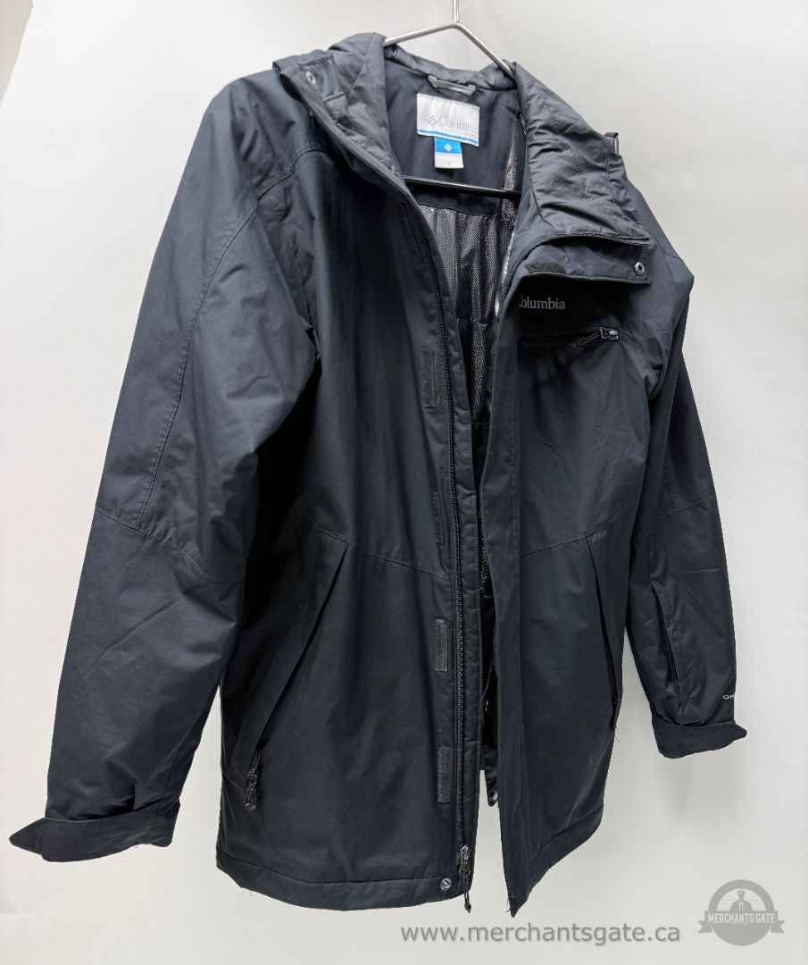 Columbia Omni-Heat Black Winter Jacket – Size Small
