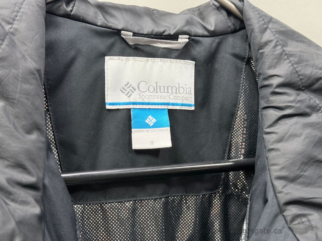 Columbia Omni-Heat Black Winter Jacket – Size Small