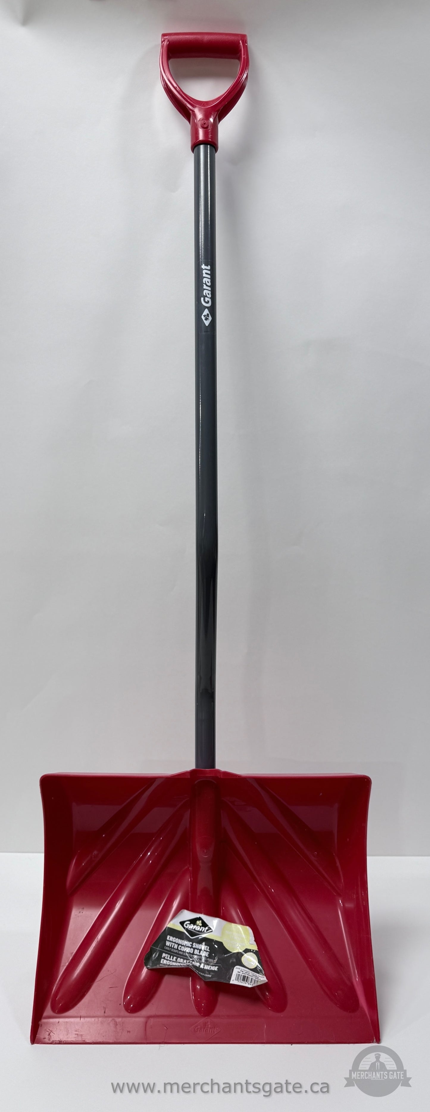 Garant Ergonomic Snow Shovel with Steel Handle + Combo Blade
