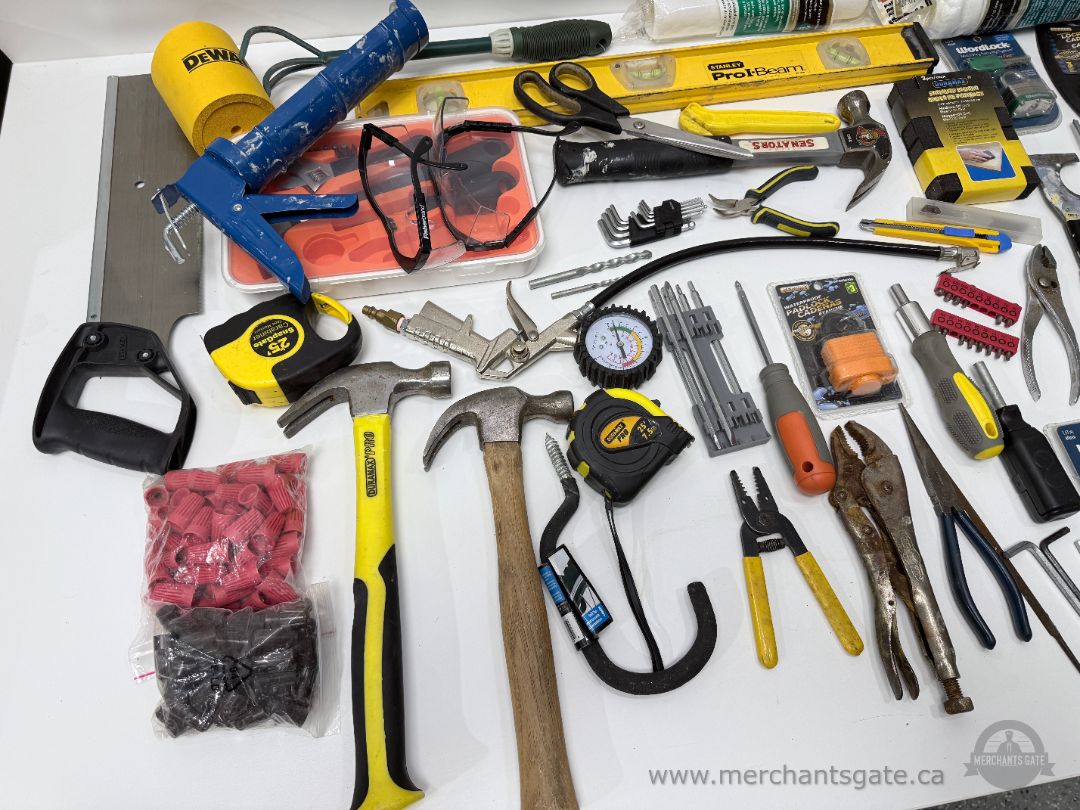Huge Mixed Tool Lot – Screwdrivers Hammers Hand Tools Accessories