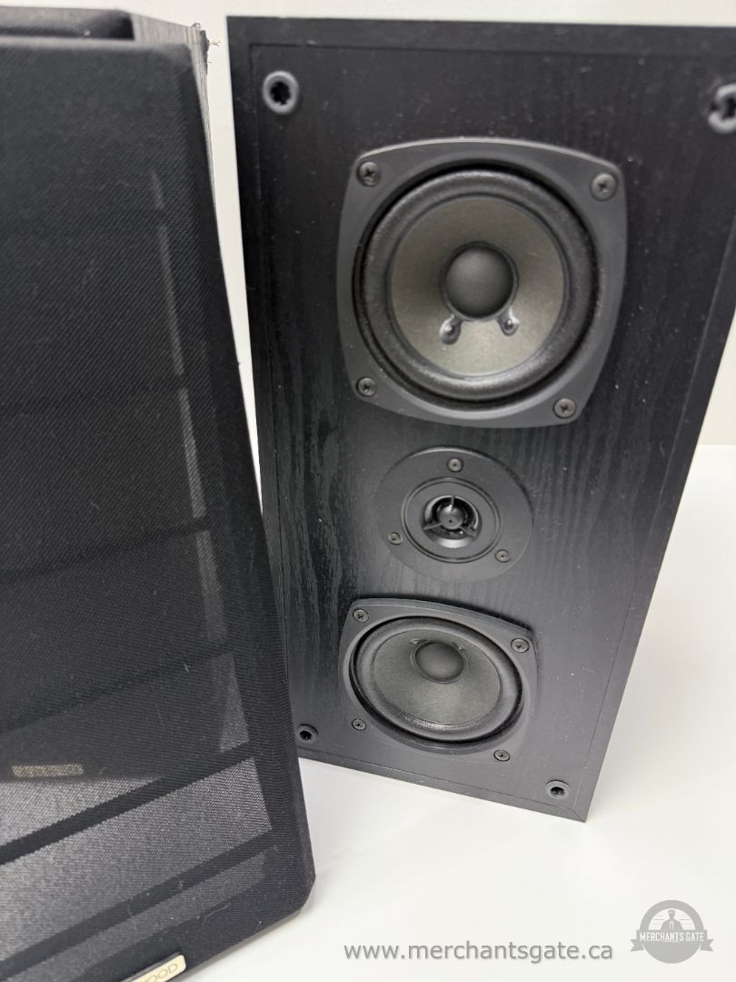 Kenwood KS-401HT Front Speakers – Pair of 3-Way Cabinets