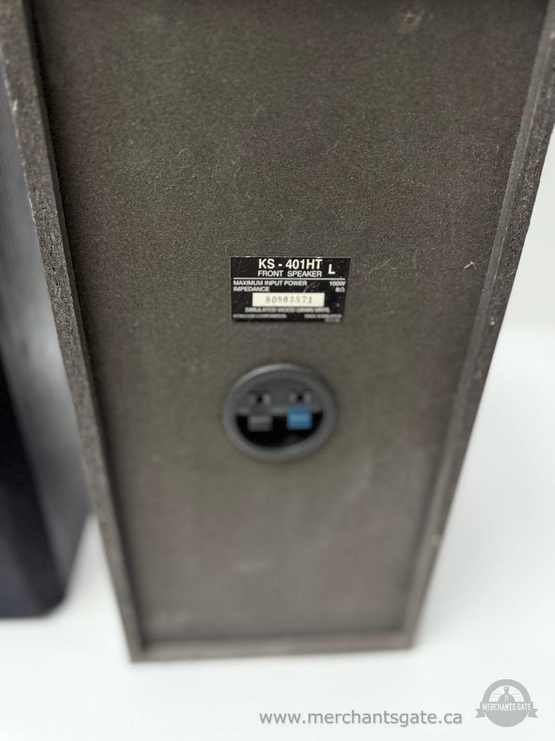 Kenwood KS-401HT Front Speakers – Pair of 3-Way Cabinets
