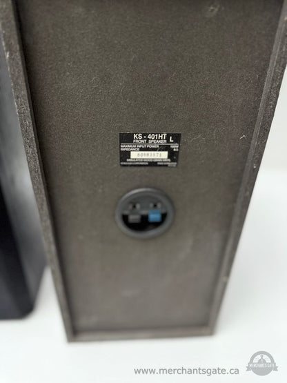 Kenwood KS-401HT Front Speakers – Pair of 3-Way Cabinets