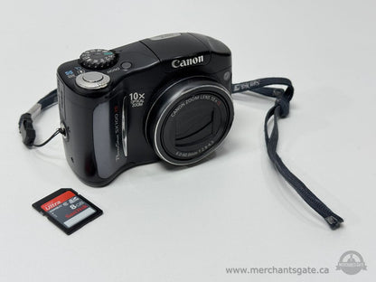 Canon PowerShot SX100 IS Digital Camera 8MP with 10x Optical Zoom